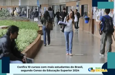 10 cursos com mais estudantes do brasil
