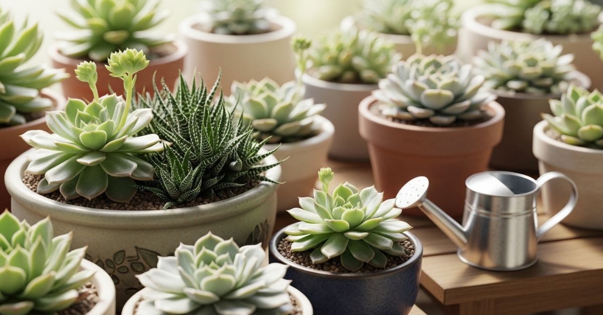 como cuidar de plantas suculentas em casa