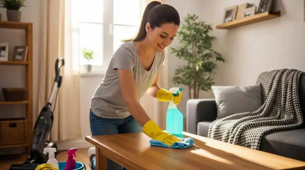 Cronograma de limpeza doméstica