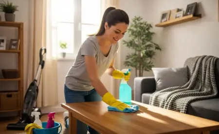 Cronograma de limpeza doméstica