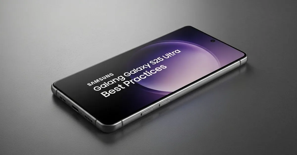 Melhores Práticas de Samsung Galaxy S 25 Ultra