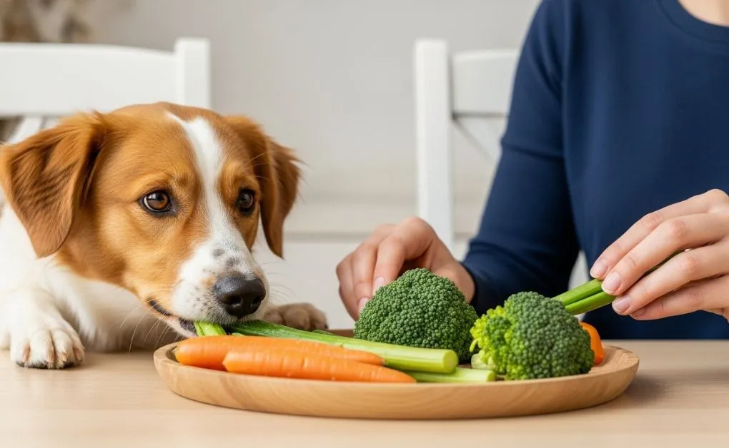 legumes frescos para cachorro