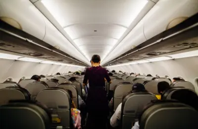 primeira viagem de avião