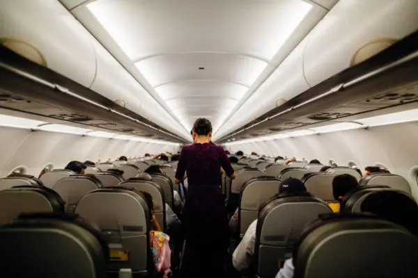 primeira viagem de avião