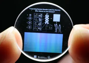 memória em vidro 5D