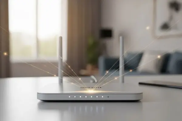 Rede Wi-Fi doméstica rápida e segura