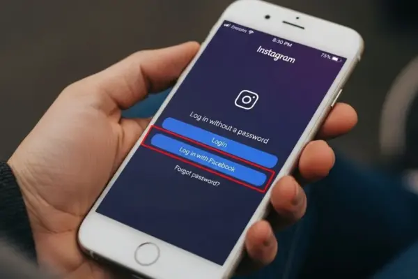 entra no instagram sem senha