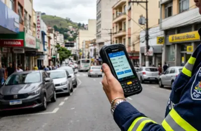 aplicação de multas por videomonitoramento nas vagas Área Azul JF