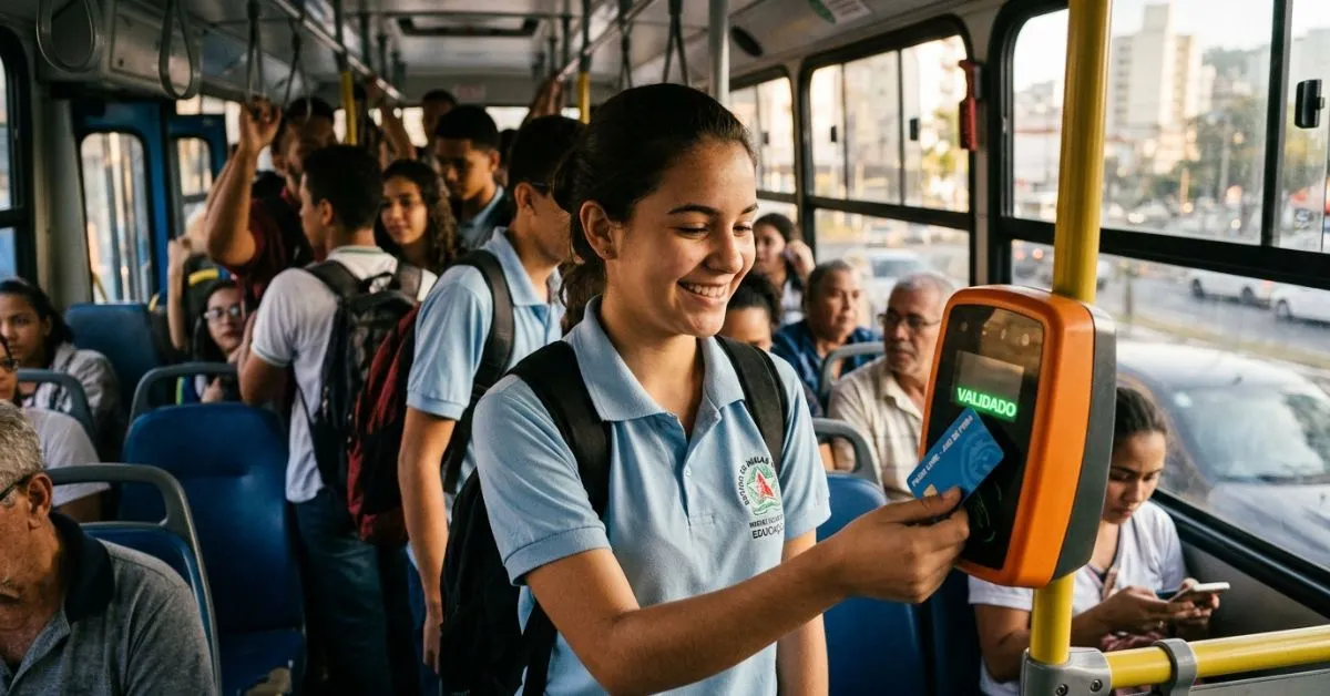 Passe livre estudantil Juiz de Fora 2026