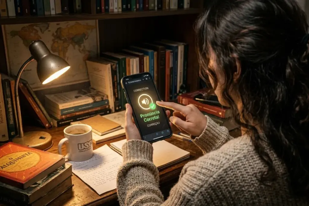 corretor de pronúncia-Google Tradutor