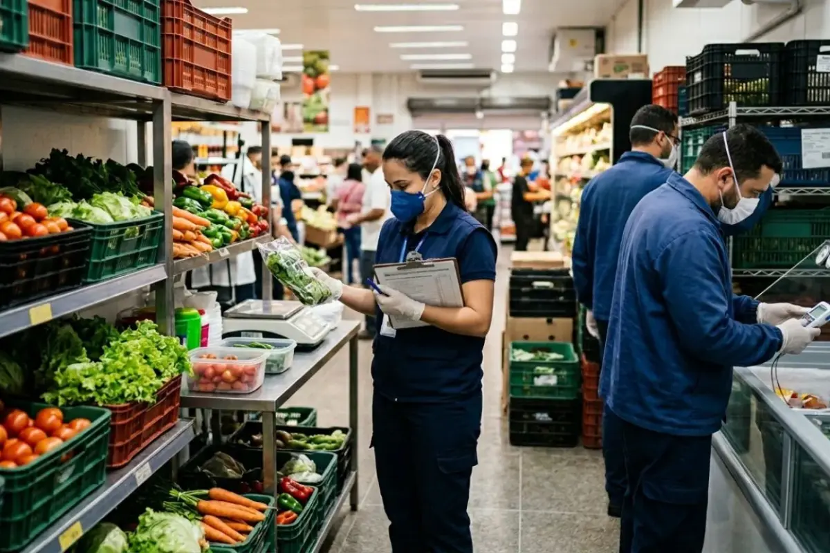 Mercado interditado São Mateus JF