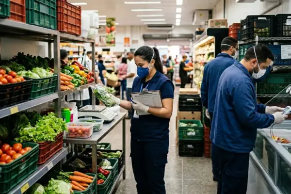 Mercado interditado São Mateus JF