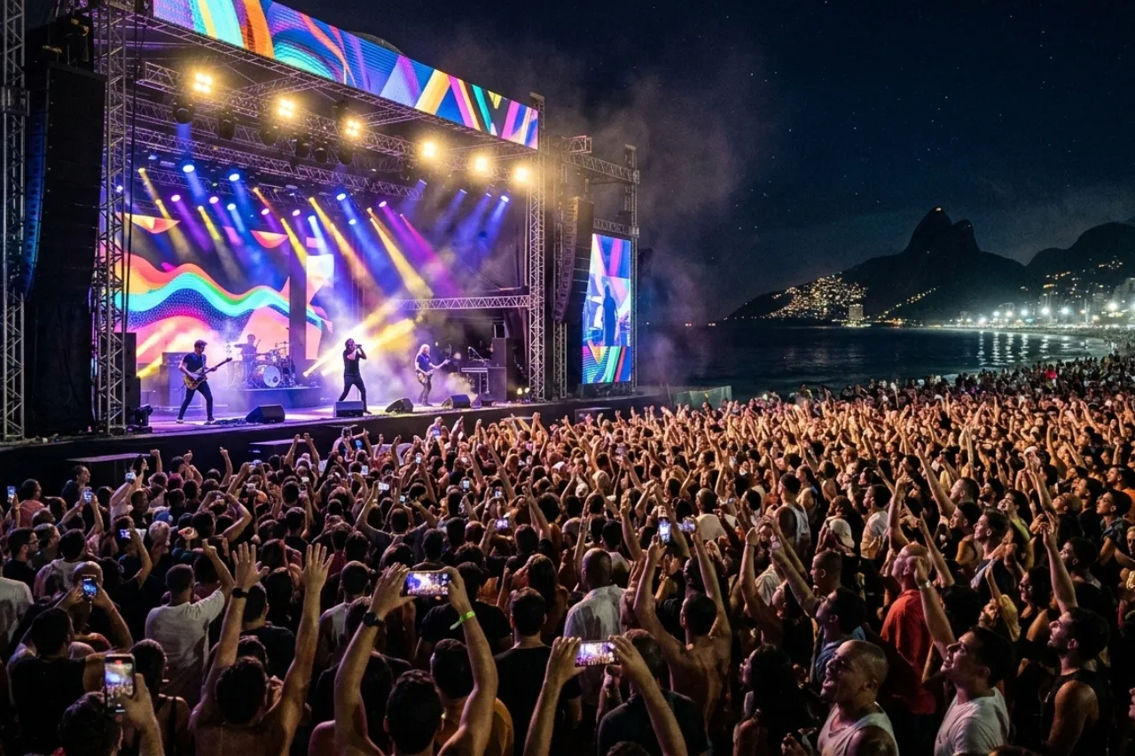 show da Shakira em Copacabana