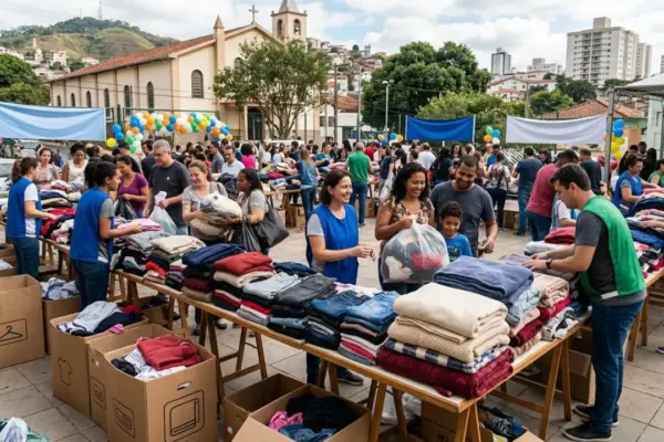 Campanha de agasalhos e cobertores em Juiz de Fora chega a 50% das metas até junho