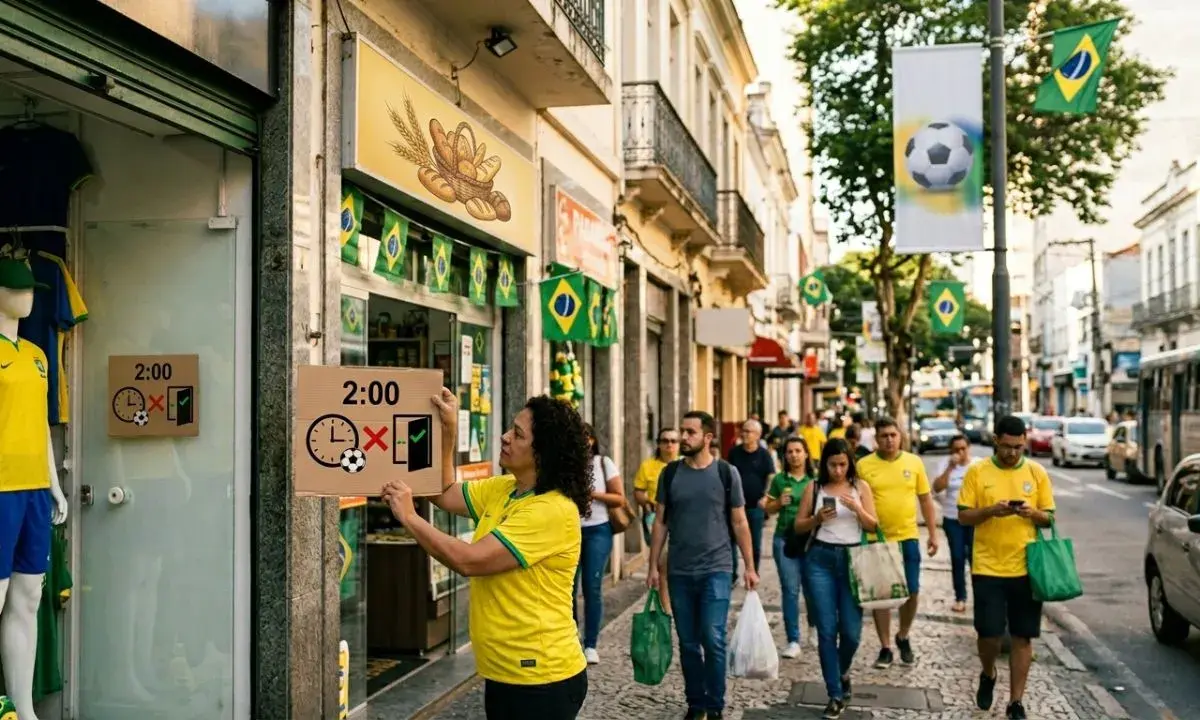 Comércio de Juiz de Fora se ajusta aos horários da Copa do Mundo 2026