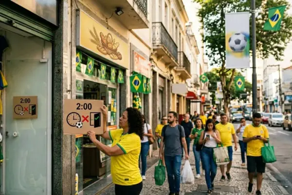 Comércio de Juiz de Fora se ajusta aos horários da Copa do Mundo 2026