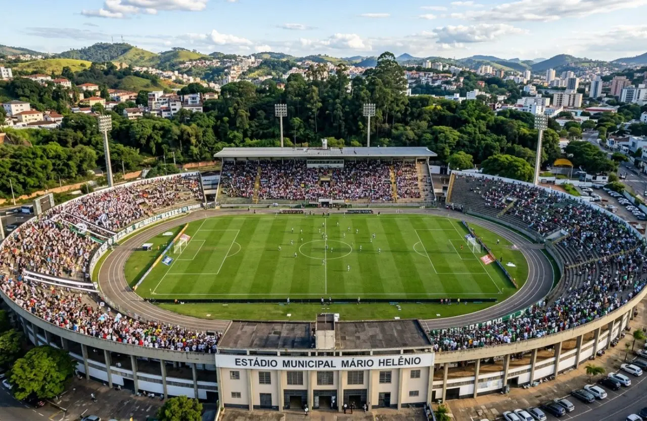Estádio Municipal Mário Helênio recebe jogos do Campeonato Mineiro Estádio Municipal Mário Helênio recebe jogos do Campeonato Mineiro