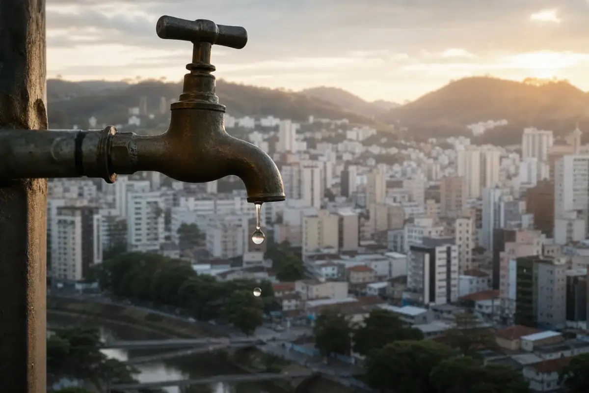 Desabastecimento de água em Juiz de Fora: o que muda e como se preparar