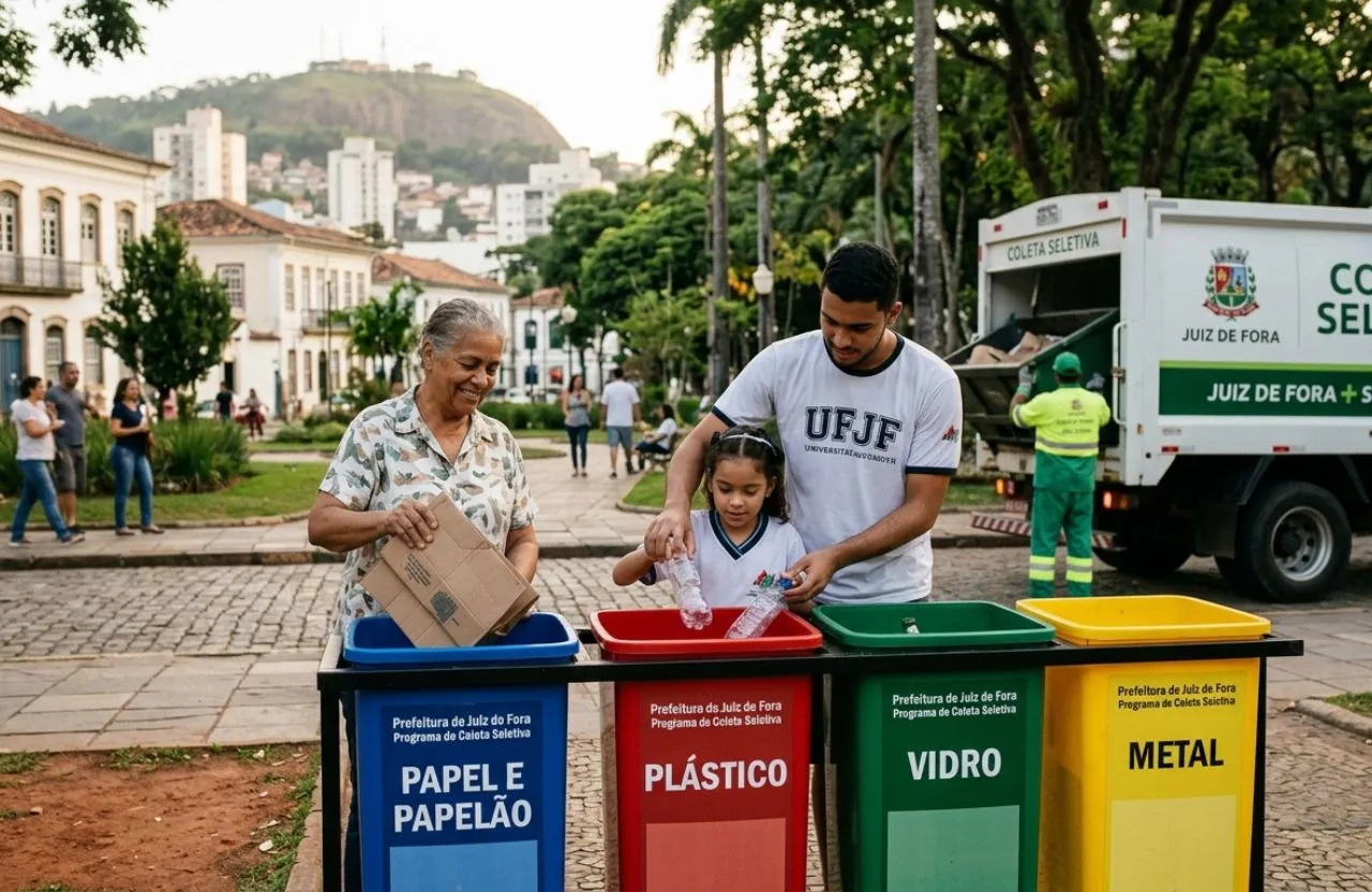 dia da reciclagem em Juiz de Fora