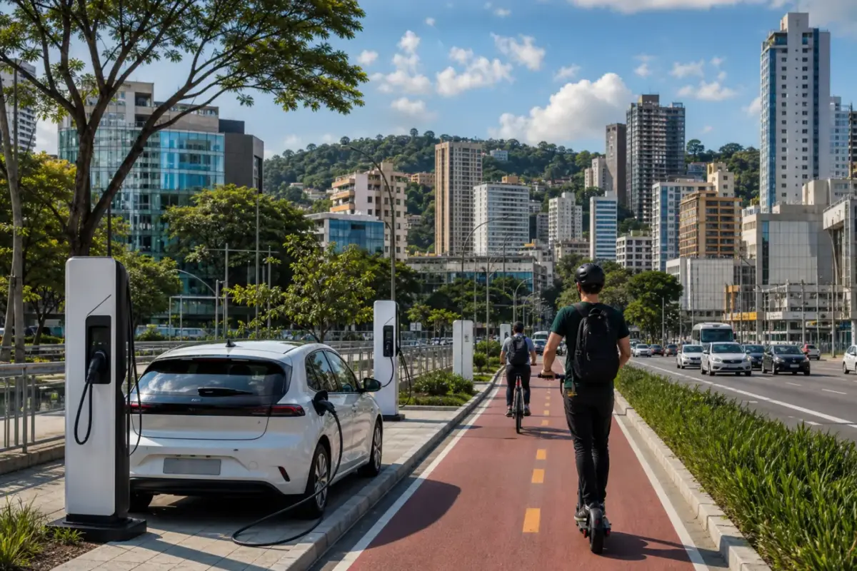 Mobilidade elétrica urbana em 2026: o que muda em Juiz de Fora