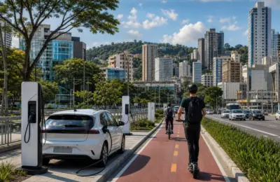 Mobilidade elétrica urbana em 2026: o que muda em Juiz de Fora