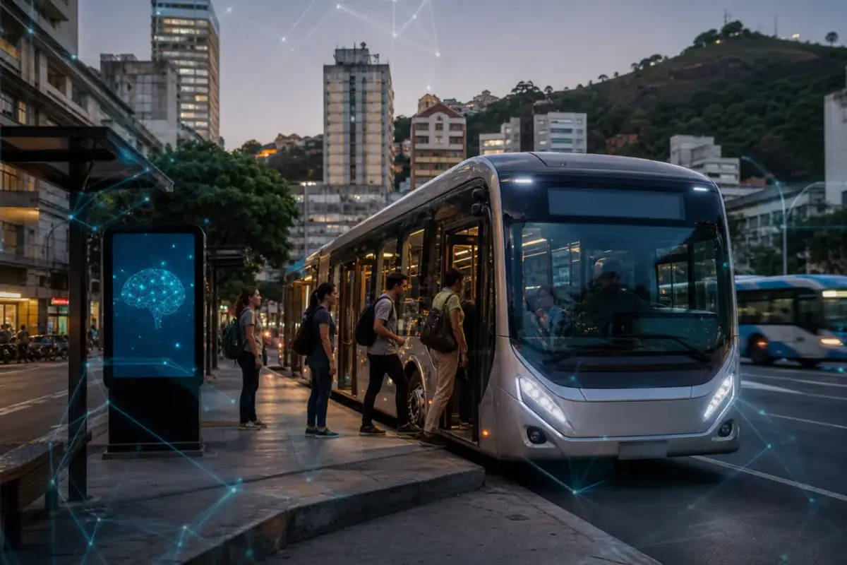 Transporte público com IA Juiz de Fora MG em 2026: o que muda
