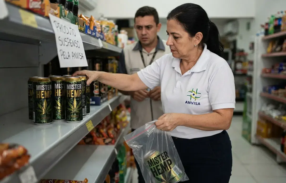 Anvisa suspende a comercialização do energético Mister Hemp em todo o Brasil