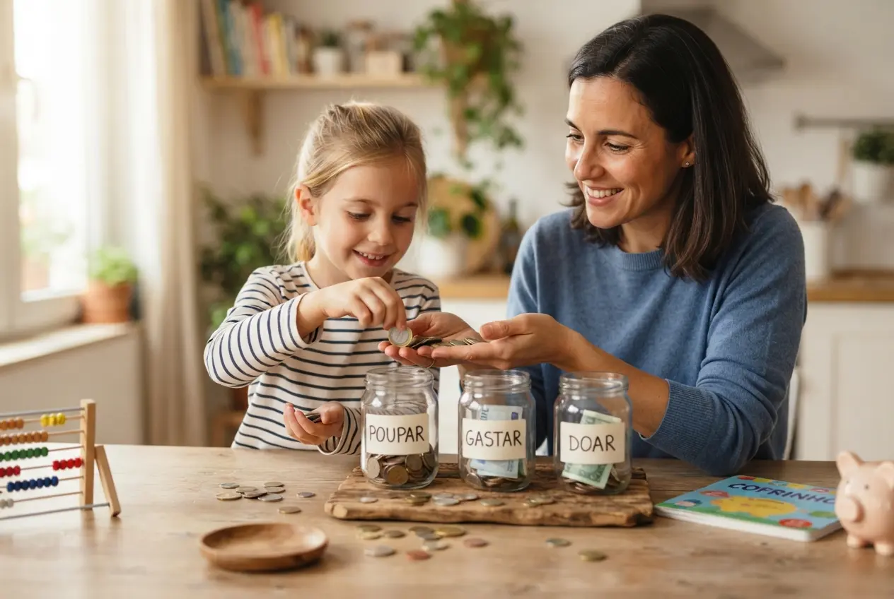 Como iniciar educação financeira para crianças 
