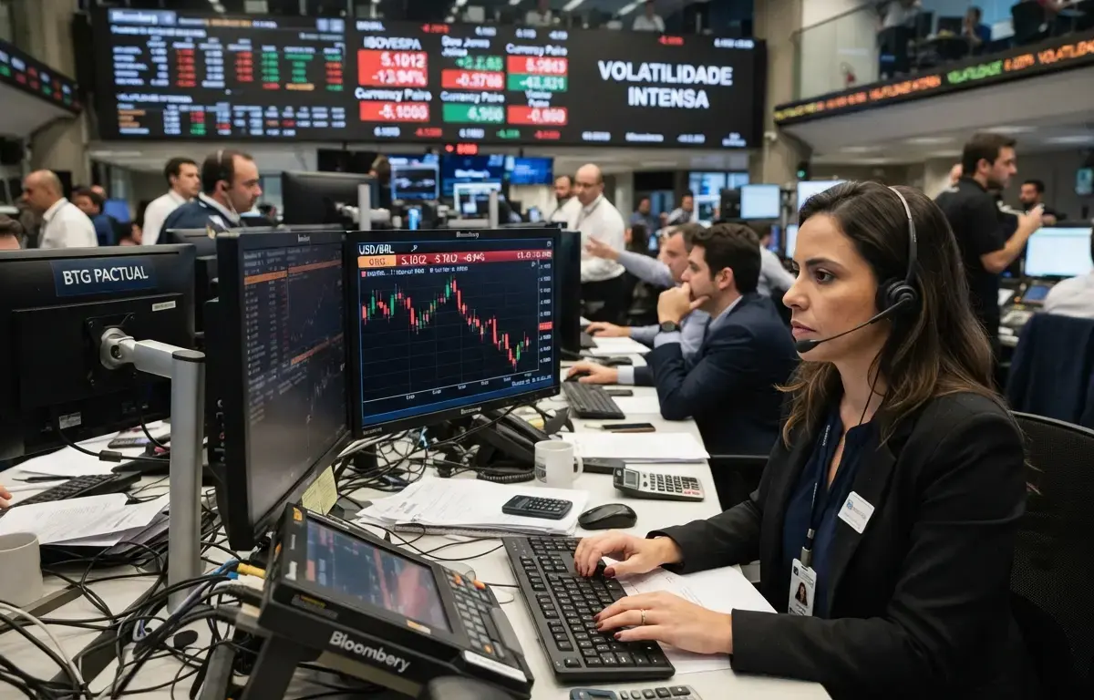 Dólar encosta em R$ 5,10 em dia de forte volatilidade no mercado financeiro