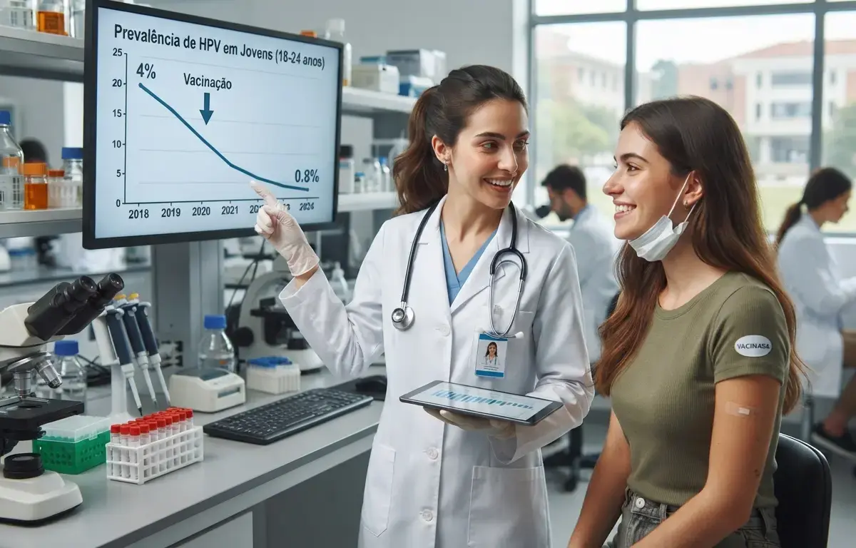 Estudo revela queda na prevalência de HPV entre jovens após vacinação