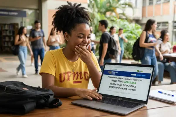 Prouni 2026: Confira o resultado da primeira chamada do segundo semestre
