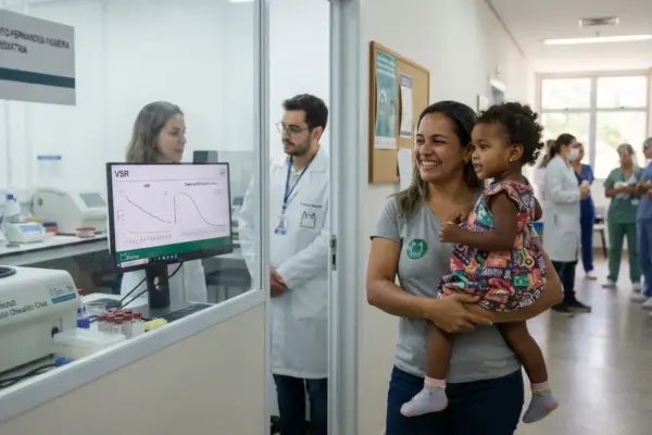 Queda na incidência de VSR em crianças de até 2 anos é registrada pela Fiocruz
