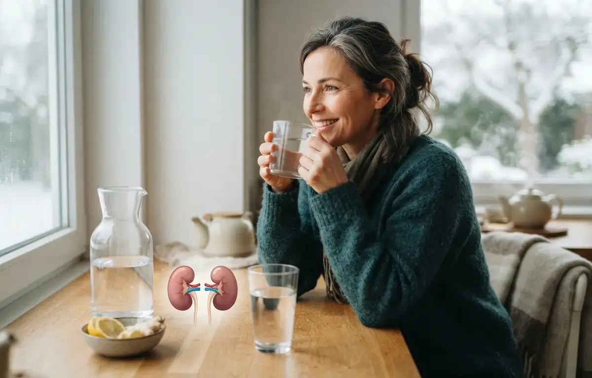 Saúde renal no inverno: por que a hidratação é essencial mesmo nos dias frios
