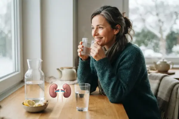 Saúde renal no inverno: por que a hidratação é essencial mesmo nos dias frios