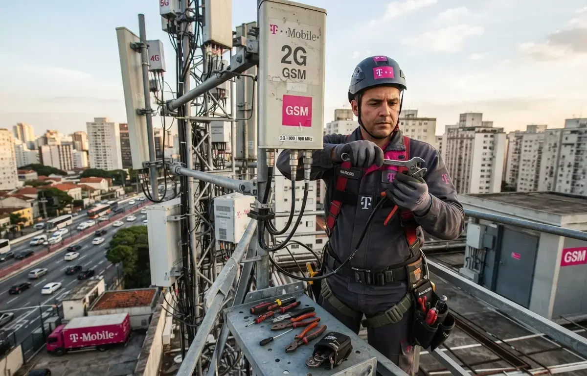 T Mobile confirma desativação definitiva de rede 2G para agosto de 2026
