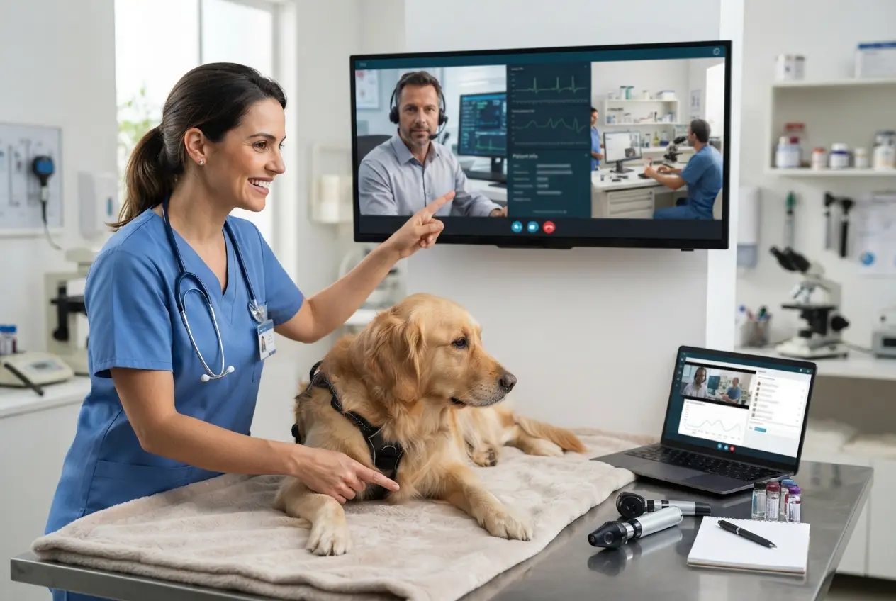 Telemedicina veterinária integrada 