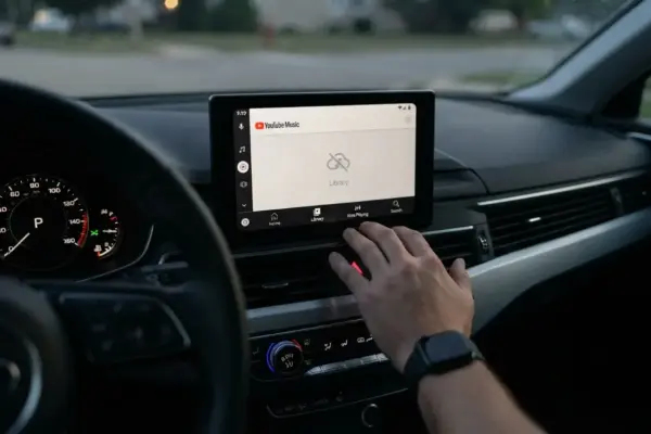Usuários relatam desaparecimento da biblioteca do YouTube Music no Android Auto