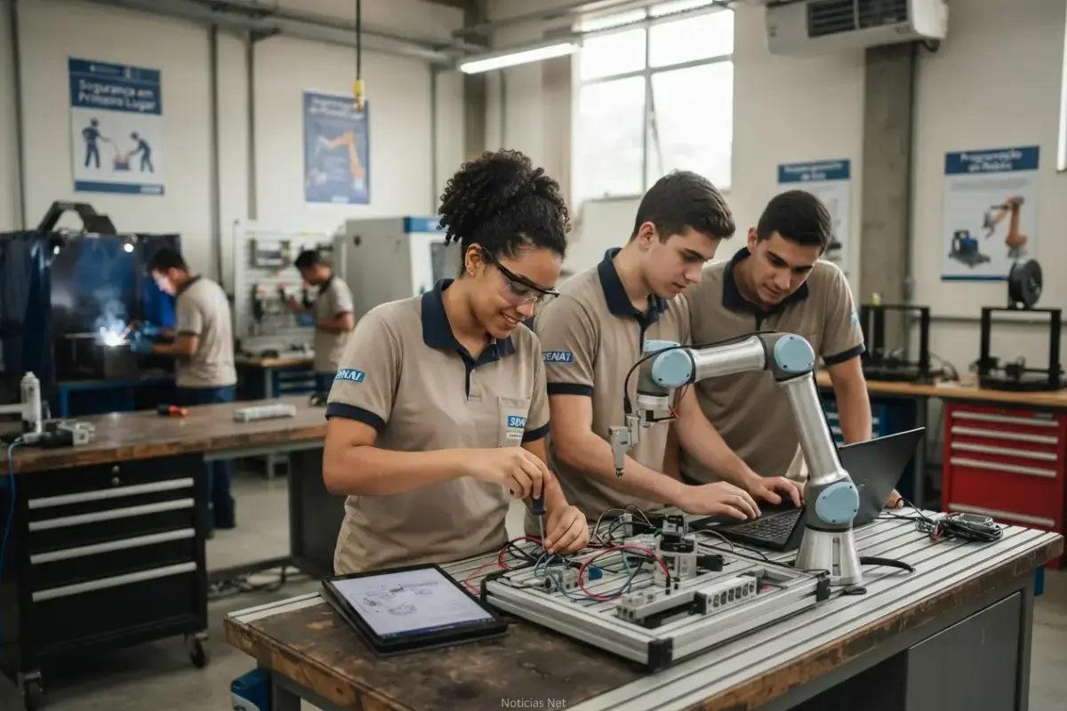 Cursos técnicos em alta 2026: conheça as áreas com maior oferta de emprego no Brasil
