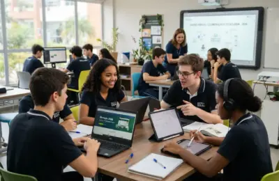 Ensino híbrido nas escolas 2026 ganha espaço e muda a forma de aprender dos estudantes