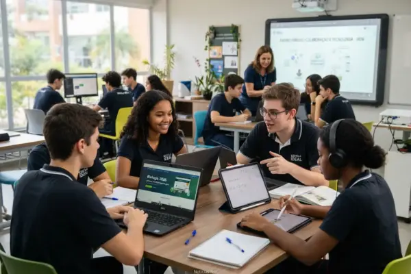 Ensino híbrido nas escolas 2026 ganha espaço e muda a forma de aprender dos estudantes