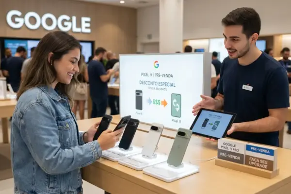 Google inicia pré venda da linha Pixel 11 com descontos agressivos de troca
