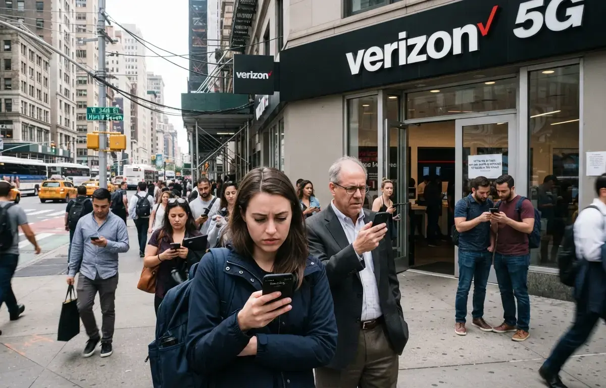 Verizon enfrenta instabilidade e usuários relatam queda em diversas cidades dos EUA